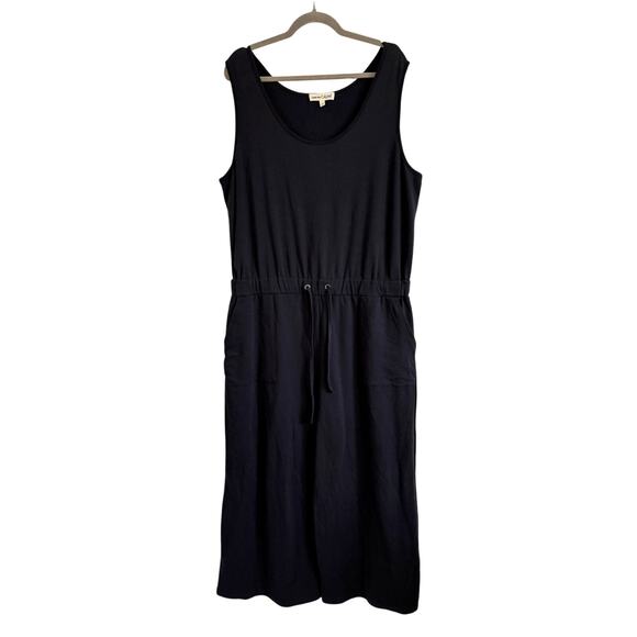 JOHNNY WAS CALME black knit jumpsuit loungewear XL - Picture 1 of 5